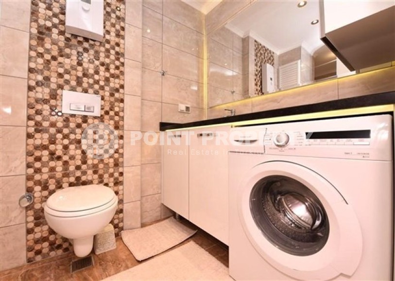 Ухоженная трехкомнатная квартира с площадью 115 м2 в районе Аланьи, Тосмур-id-4917-фото-6