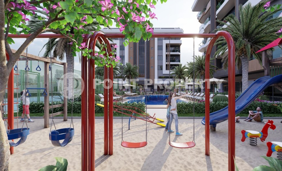 К продаже представлены комфортные апартаменты, начиная от уютно спланированных 1+1 до просторных дуплексов 3+1, в новейшем комплексе Окурджалара в 300 метрах от моря.-id-1051-фото-18