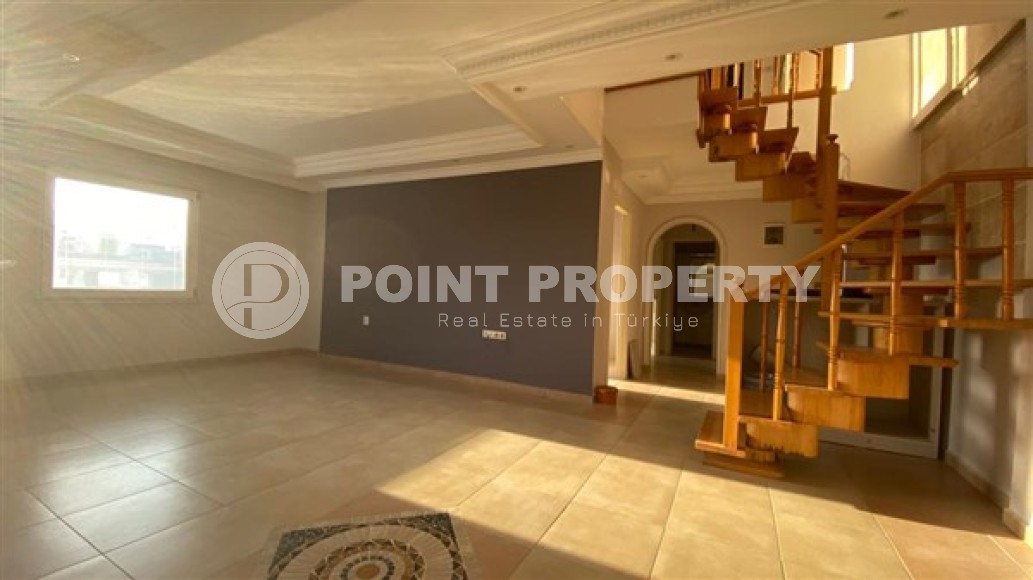 Дуплексные апартаменты с планировкой комнат 4+2 без мебели, центр Аланьи-id-4925-фото-2