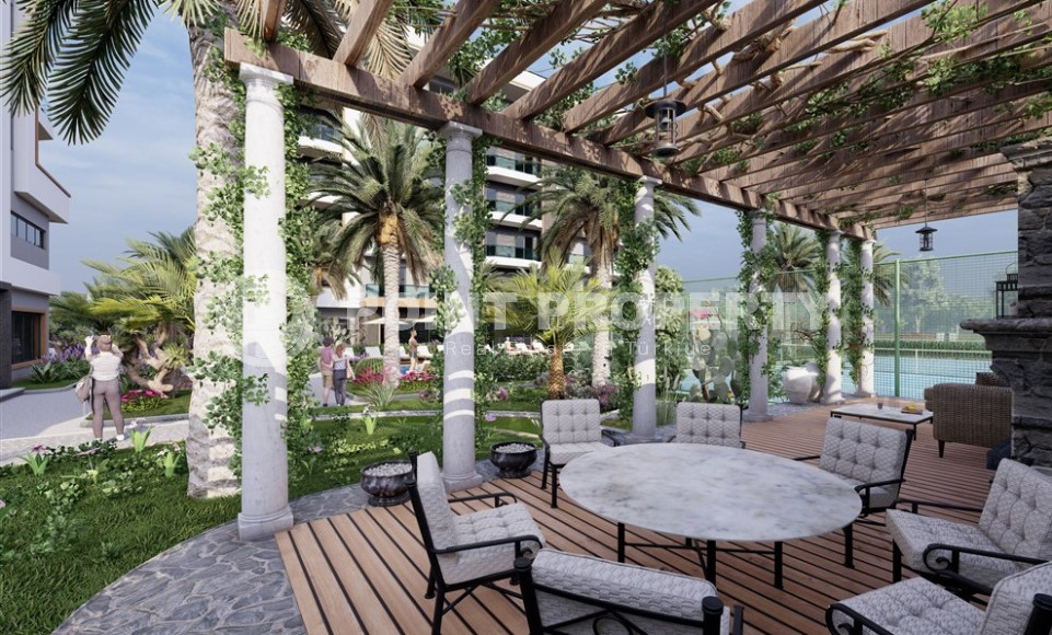 К продаже представлены комфортные апартаменты, начиная от уютно спланированных 1+1 до просторных дуплексов 3+1, в новейшем комплексе Окурджалара в 300 метрах от моря.-id-1051-фото-19