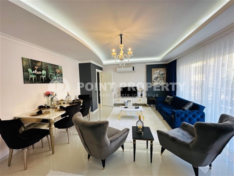 Стильная современная квартира 2+1 в 500 метрах от пляжа в зеленом, чистом районе Аланьи - Тосмур-id-4931-фото-2