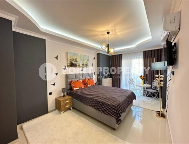 Стильная современная квартира 2+1 в 500 метрах от пляжа в зеленом, чистом районе Аланьи - Тосмур-id-4931-фото-5