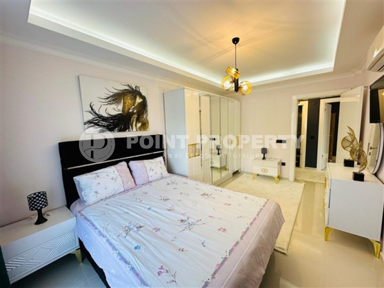 Стильная современная квартира 2+1 в 500 метрах от пляжа в зеленом, чистом районе Аланьи - Тосмур-id-4931-фото-7