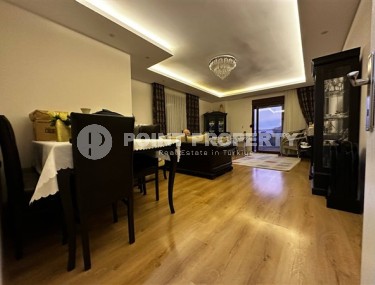 Двухуровневые апартаменты вблизи Торосских гор, с видовой террасой на Средиземное море, планировкой 3+1, в центре города Аланья-id-4936-фото-1