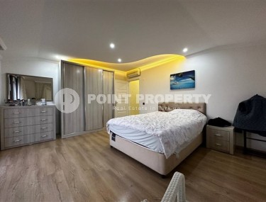 Двухуровневые апартаменты вблизи Торосских гор, с видовой террасой на Средиземное море, планировкой 3+1, в центре города Аланья-id-4936-фото-5