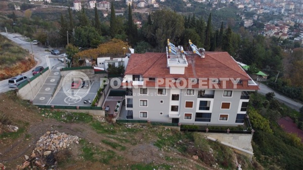 Двухуровневые апартаменты вблизи Торосских гор, с видовой террасой на Средиземное море, планировкой 3+1, в центре города Аланья-id-4936-фото-21