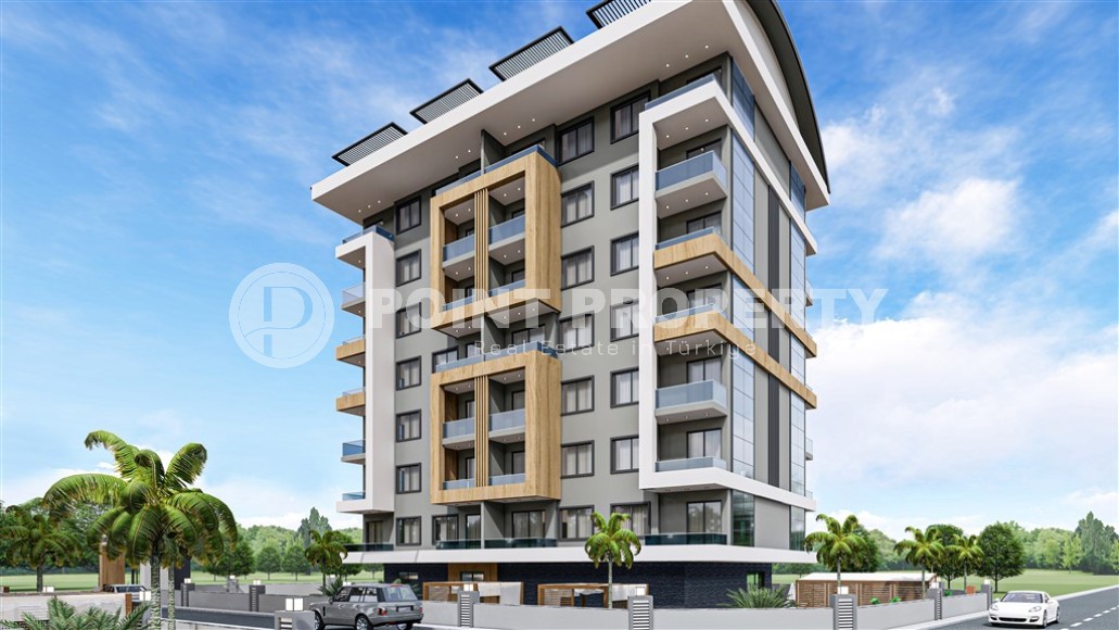 Апартаменты 44 м2 и двухуровневая квартира 92 м2 в резиденции на этапе окончания строительства, район Авсаллар-id-4939-фото-1