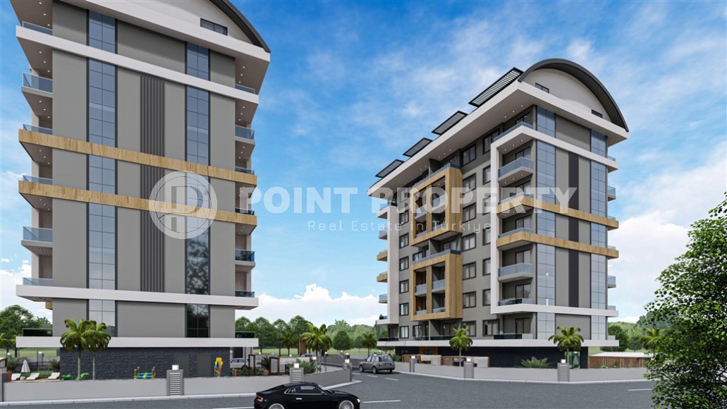 Апартаменты 44 м2 и двухуровневая квартира 92 м2 в резиденции на этапе окончания строительства, район Авсаллар-id-4939-фото-3