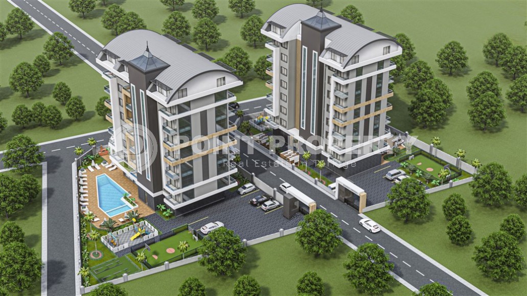 Апартаменты 44 м2 и двухуровневая квартира 92 м2 в резиденции на этапе окончания строительства, район Авсаллар-id-4939-фото-7