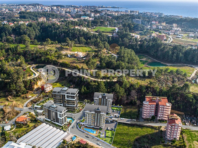 Апартаменты 44 м2 и двухуровневая квартира 92 м2 в резиденции на этапе окончания строительства, район Авсаллар-id-4939-фото-9