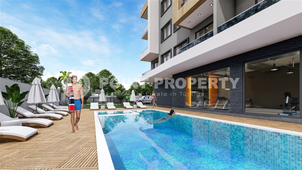 Апартаменты 44 м2 и двухуровневая квартира 92 м2 в резиденции на этапе окончания строительства, район Авсаллар-id-4939-фото-10