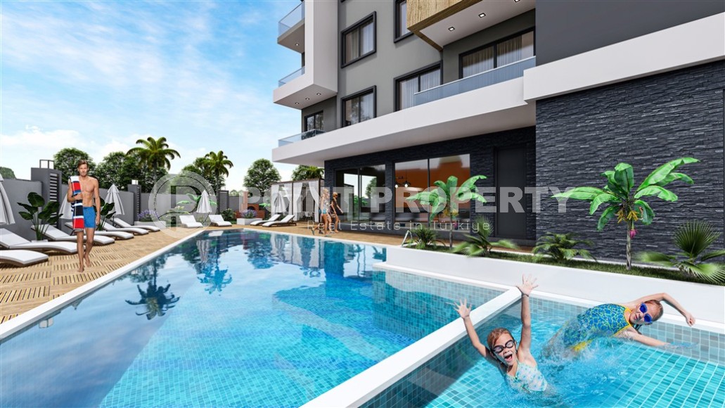 Апартаменты 44 м2 и двухуровневая квартира 92 м2 в резиденции на этапе окончания строительства, район Авсаллар-id-4939-фото-12