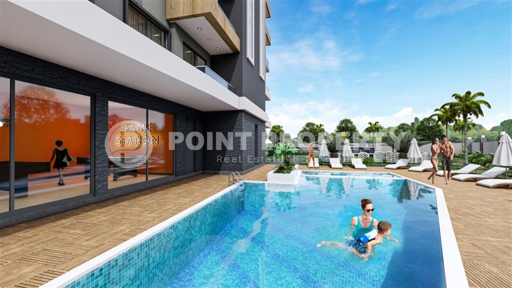 Апартаменты 44 м2 и двухуровневая квартира 92 м2 в резиденции на этапе окончания строительства, район Авсаллар-id-4939-фото-13