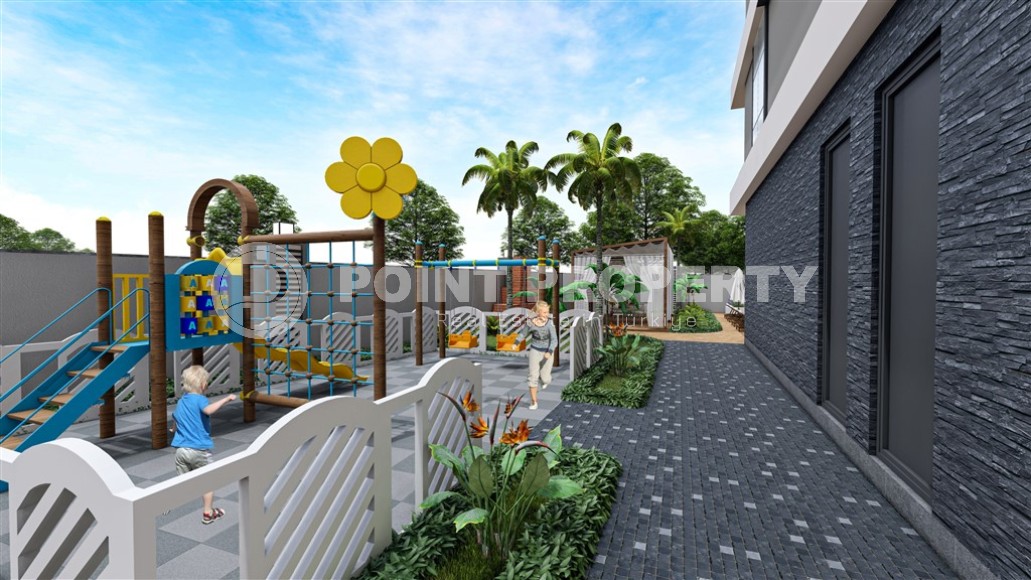 Апартаменты 44 м2 и двухуровневая квартира 92 м2 в резиденции на этапе окончания строительства, район Авсаллар-id-4939-фото-14