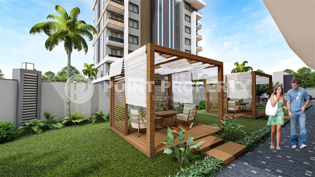 Апартаменты 44 м2 и двухуровневая квартира 92 м2 в резиденции на этапе окончания строительства, район Авсаллар-id-4939-фото-17