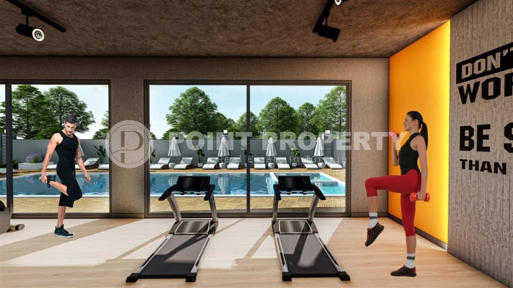 Апартаменты 44 м2 и двухуровневая квартира 92 м2 в резиденции на этапе окончания строительства, район Авсаллар-id-4939-фото-19