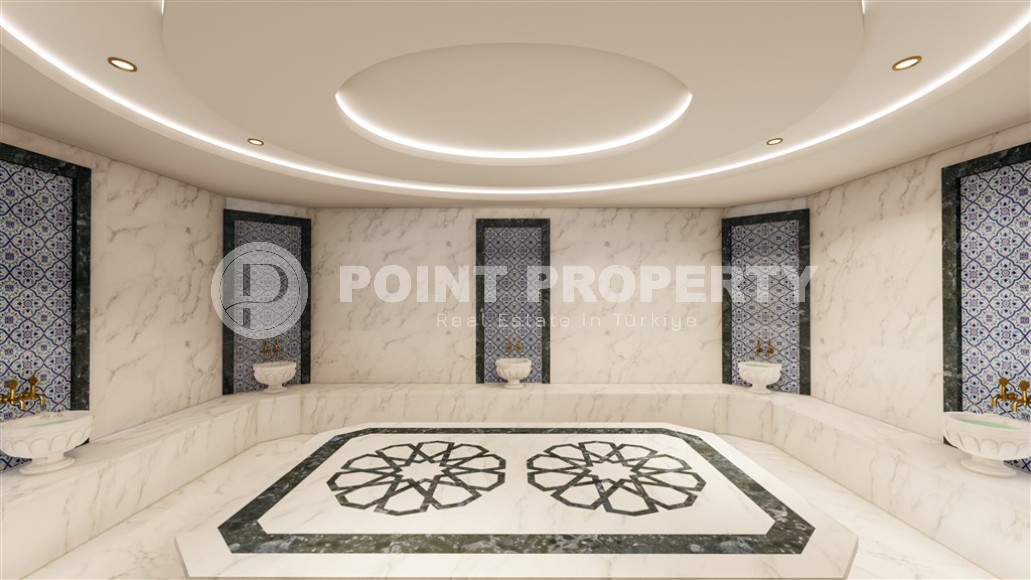 Апартаменты 44 м2 и двухуровневая квартира 92 м2 в резиденции на этапе окончания строительства, район Авсаллар-id-4939-фото-21