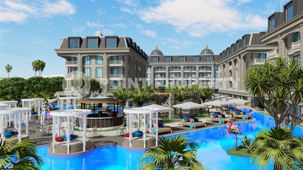 Двухкомнатные квартиры и трёхкомнатные дуплексы в малоэтажной резиденции отельного типа, район Тюрклер-id-4943-фото-3