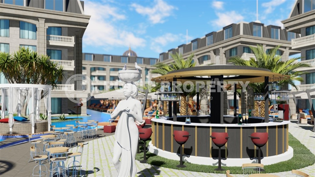 Двухкомнатные квартиры и трёхкомнатные дуплексы в малоэтажной резиденции отельного типа, район Тюрклер-id-4943-фото-4