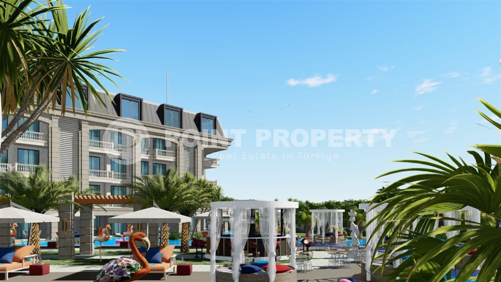 Двухкомнатные квартиры и трёхкомнатные дуплексы в малоэтажной резиденции отельного типа, район Тюрклер-id-4943-фото-6