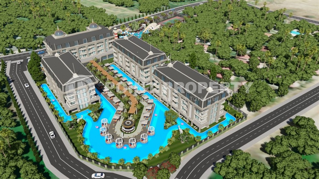 Двухкомнатные квартиры и трёхкомнатные дуплексы в малоэтажной резиденции отельного типа, район Тюрклер-id-4943-фото-7