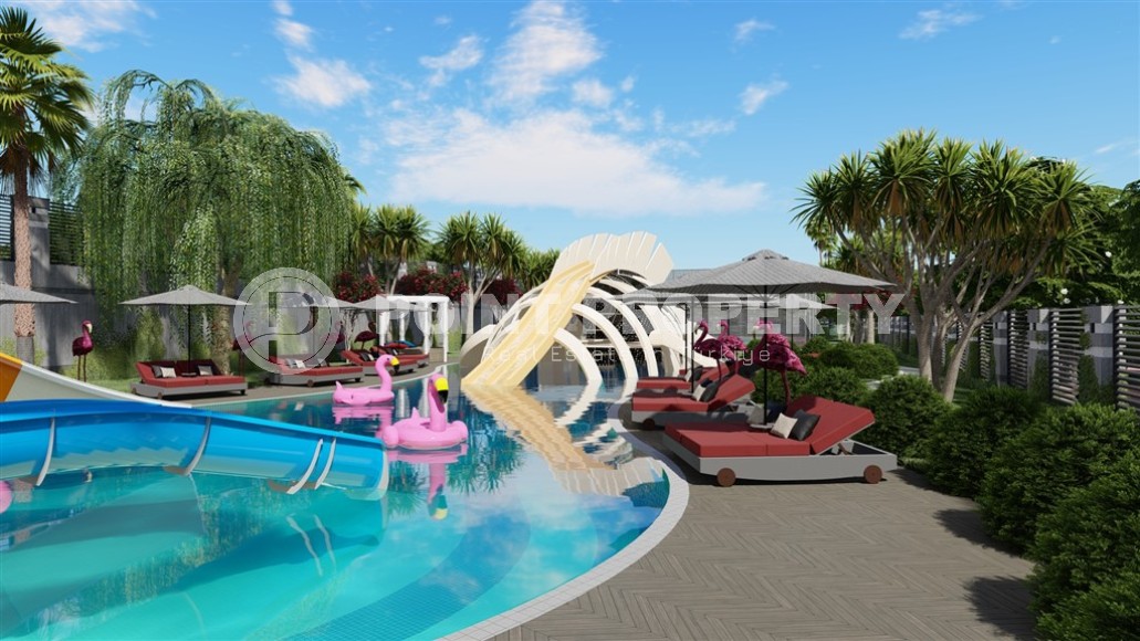 Двухкомнатные квартиры и трёхкомнатные дуплексы в малоэтажной резиденции отельного типа, район Тюрклер-id-4943-фото-11