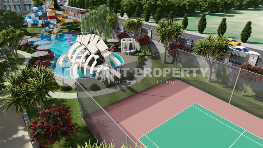 Двухкомнатные квартиры и трёхкомнатные дуплексы в малоэтажной резиденции отельного типа, район Тюрклер-id-4943-фото-12