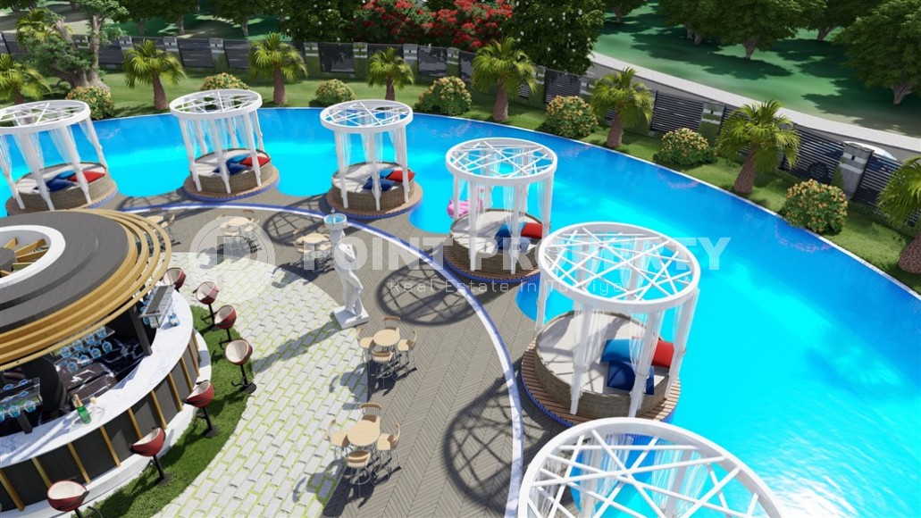 Двухкомнатные квартиры и трёхкомнатные дуплексы в малоэтажной резиденции отельного типа, район Тюрклер-id-4943-фото-16