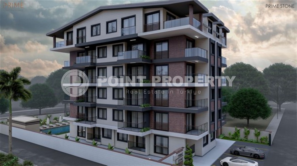 Новые апартаменты с площадью 51 м2 на 4 этаже резиденции в городе Газипаша-id-4944-фото-2