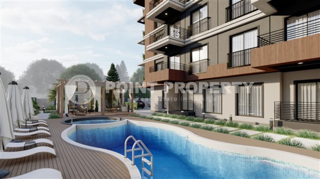 Апартаменты и дуплексы 45 - 115 м2 в четырёхэтажном комплексе в городе Газипаша-id-4945-фото-9