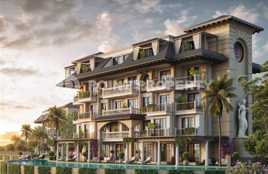 Апартаменты и виллы в роскошном жилом комплексе нового поколения в живописном престижном районе Аланьи - Каргыджак-id-4946-фото-5