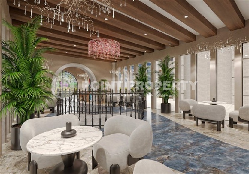 Апартаменты и виллы в роскошном жилом комплексе нового поколения в живописном престижном районе Аланьи - Каргыджак-id-4946-фото-8