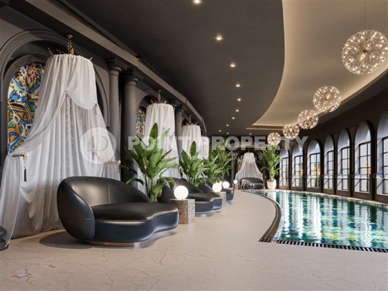 Апартаменты и виллы в роскошном жилом комплексе нового поколения в живописном престижном районе Аланьи - Каргыджак-id-4946-фото-10