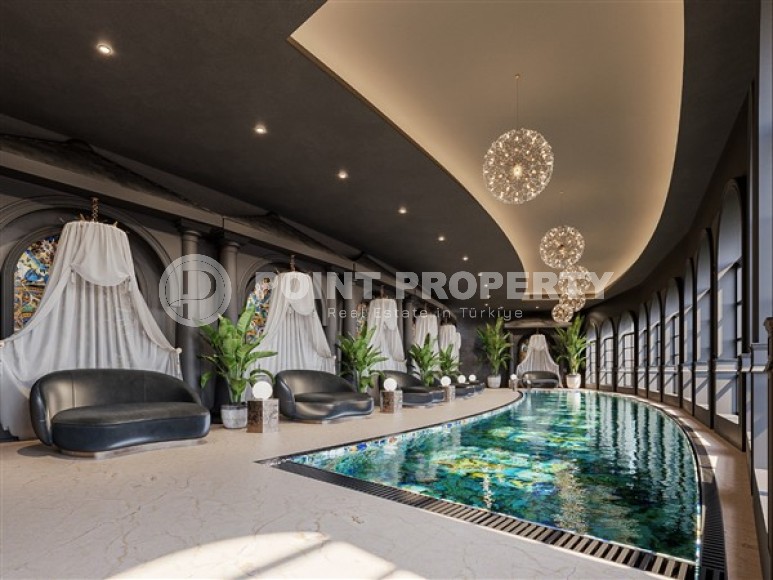 Апартаменты и виллы в роскошном жилом комплексе нового поколения в живописном престижном районе Аланьи - Каргыджак-id-4946-фото-11