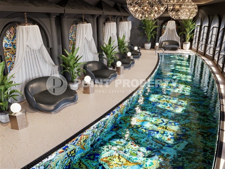 Апартаменты и виллы в роскошном жилом комплексе нового поколения в живописном престижном районе Аланьи - Каргыджак-id-4946-фото-13