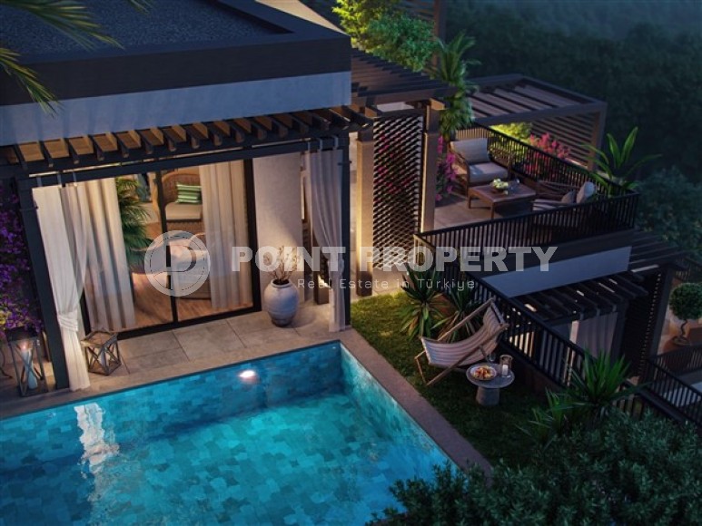 Апартаменты и виллы в роскошном жилом комплексе нового поколения в живописном престижном районе Аланьи - Каргыджак-id-4946-фото-16