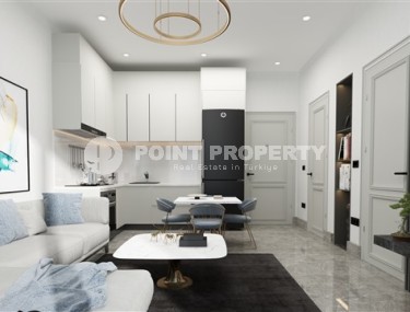 Небольшие апартаменты в современном жилом комплексе, планировкой 1+1, в районе Каргыджак-id-4953-фото-2