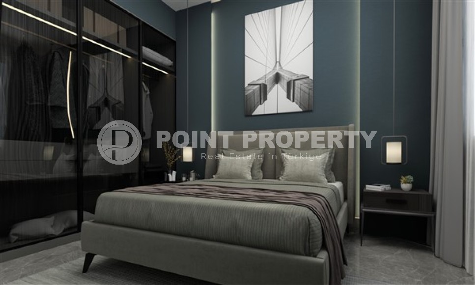 Небольшие апартаменты в современном жилом комплексе, планировкой 1+1, в районе Каргыджак-id-4953-фото-5