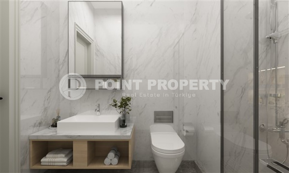 Небольшие апартаменты в современном жилом комплексе, планировкой 1+1, в районе Каргыджак-id-4953-фото-6