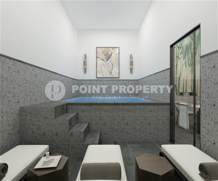 Небольшие апартаменты в современном жилом комплексе, планировкой 1+1, в районе Каргыджак-id-4953-фото-8