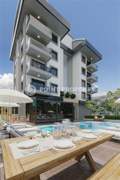 Небольшие апартаменты в современном жилом комплексе, планировкой 1+1, в районе Каргыджак-id-4953-фото-15