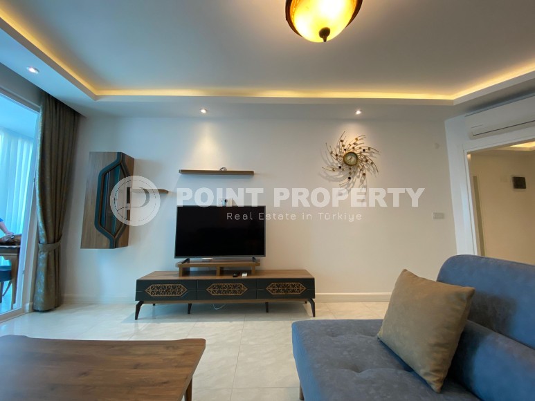 Comfortable, furnished apartment with one bedroom, in a complex with hotel-type infrastructure, near the sea, Alanya-Mahmutlar area-id-4959-photo-3