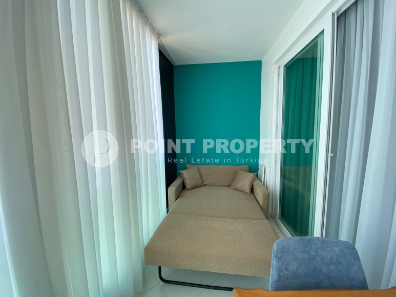 Comfortable, furnished apartment with one bedroom, in a complex with hotel-type infrastructure, near the sea, Alanya-Mahmutlar area-id-4959-photo-8