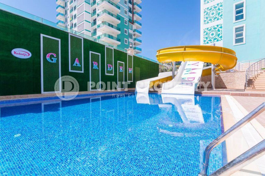 Comfortable, furnished apartment with one bedroom, in a complex with hotel-type infrastructure, near the sea, Alanya-Mahmutlar area-id-4959-photo-13