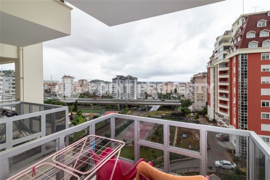 Three-room apartment 120 m2 with furniture and two balconies in the Cikcilli area-id-4971-photo-7