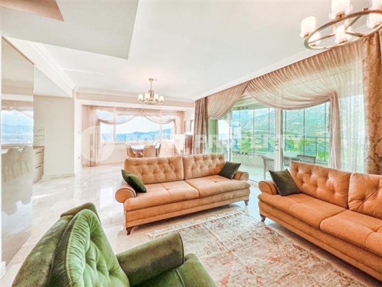 Атмосферная стильная квартира с роскошным панорамным видом на Торосские горы в районе Каргыджак-id-4974-фото-2