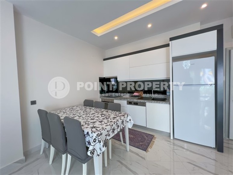 Комфортабельная квартира с современным дизайном на самом берегу Средиземного моря в спокойном, благоустроенном районе Аланьи - Каргыджак-id-4977-фото-4