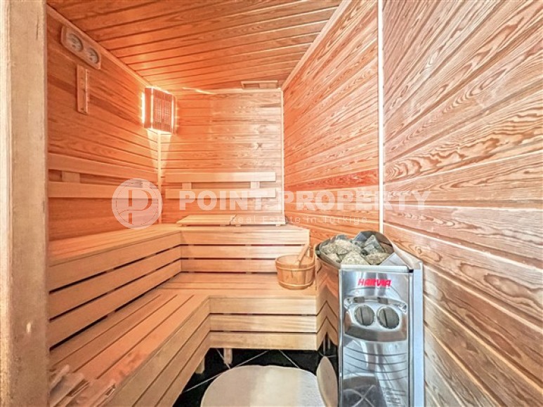 Stylish two-level apartment 3+2 with panoramic sea views, on the 12th floor with an attic, in the center of Mahmutlar-id-4978-photo-14