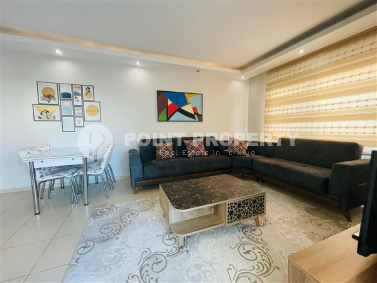 Уютная квартира 2+1, 110м², в 350м от моря в Махмутларе, в комплексе с бассейном-id-1403-фото-2