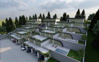 Conceptually new project - terraced apartments with swimming pools and villas at the initial stage of construction in the prestigious area of Alanya - Tepe-id-4986-photo-9